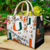 Miami Hurricanes Love a1 Leather Bag Rze1