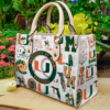 Miami Hurricanes i0 Hand Leather Bag Rze1