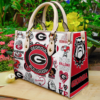 Georgia Bulldogs i0 Hand Leather Bag H23