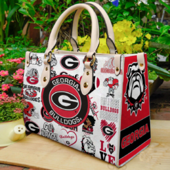 Georgia Bulldogs i0 Hand Leather Bag H23