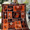 Baltimore Orioles Blanket Quilt TH21