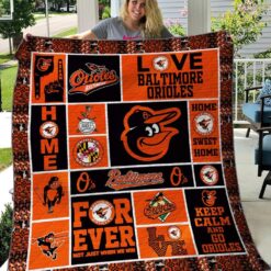 Baltimore Orioles Blanket Quilt TH21