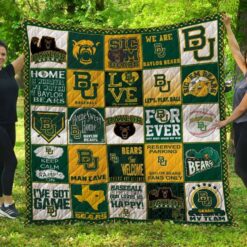 Baylor Bears Blanket Quilt D22