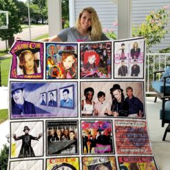 Boy George Culture Club Band Blanket Quilt H23