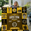 Boston Bruins Blanket Quilt TO86