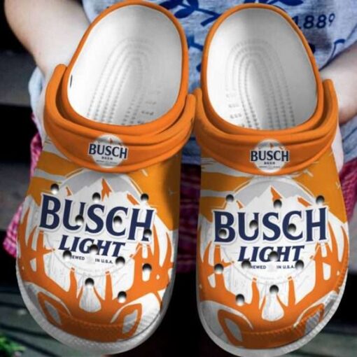 Busch Light Deer Hunting Lover Crocs Crocband Clog Shoes 84508776 1