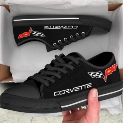 Chevrolet Corvette Low Top Shoes Rze1