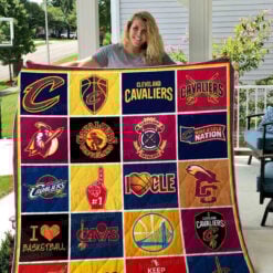 Cleveland Cavaliers Quilt  Blanket Quilt Rze2