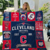 Cleveland Guardians Blanket Quilt Rze2