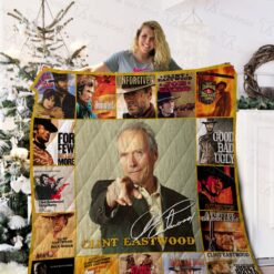 Clint Eastwood Quilt Blanket Quilt Rze2