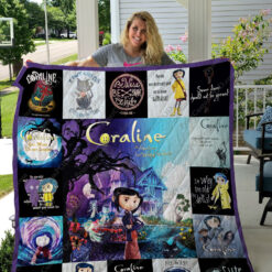 Coraline Lover Blanket Quilt Rze2