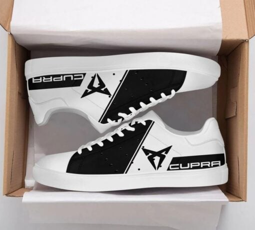 Cupra black and white stan smith shoes 1