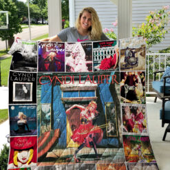 Cyndi Lauper Lover  Blanket Quilt Rze2