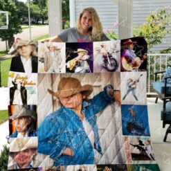 Dwight Yoakam Lover Blanket Quilt Rze2