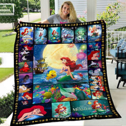 The Little Mermaid 1 Quilt Blanket Rze1