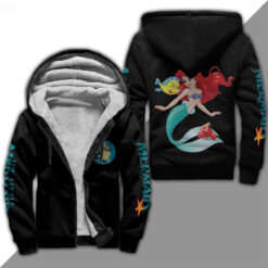 The Little Mermaid Fleece Jacket Rze1