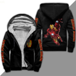 Iron Man Marvel Fleece Jacket Rze1