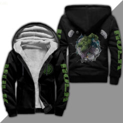 Hulk Marvel a1 Fleece Jacket Rze1