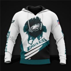Philadelphia Eagles Hoodie Zip Hoodie 3D TN