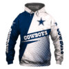 Dallas CowBoys Hoodie Zip Hoodie 3D TN