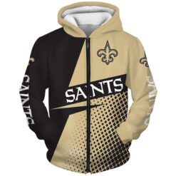 New Orleans Saints Hoodie Zip Hoodie 3D TN