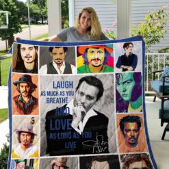 Johnny Depp Quilt Blanket Quilt Rze2