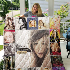 Kelly Clarkson Quilt Blanket Rze2