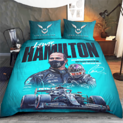 Lewis Hamilton Bedding Set Rze1