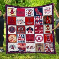 Los Angeles Angels  Quilt  Blanket Quilt Rze2