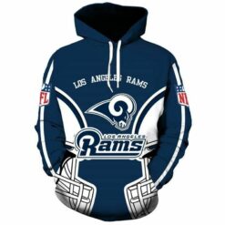 Los Angeles Rams Hoodie Zip Hoodie 3D TN