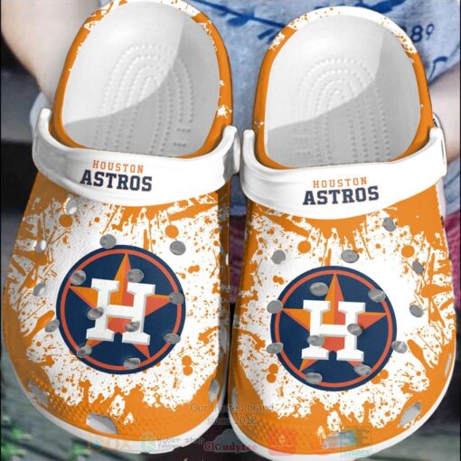 MLB Houston Astros Crocband Crocs Clog Shoes