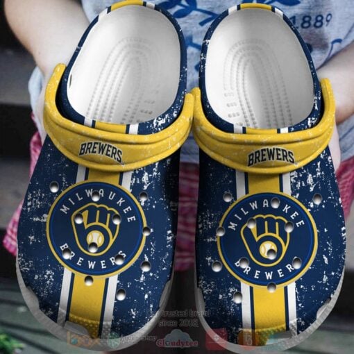 MLB Milwaukee Brewers Crocband Crocs Clog Shoes