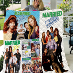 Married With Rze2ildren Blanket Quilt Rze2