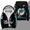 Miami Dolphins Lover Fleece Jacket Rze2