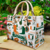 Miami Hurricanes Lover Leather Bag Rze2