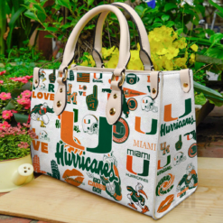 Miami Hurricanes Lover Leather Bag Rze2