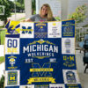 Michigan Wolverines Blanket Quilt H23