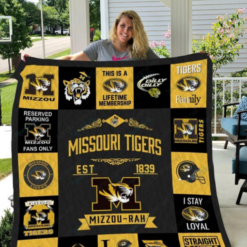 Missouri Tigers 1 Blanket Quilt D22