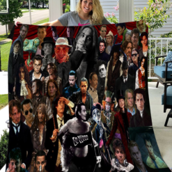 Johnny Depp Love 1 Blanket Quilt Rze1