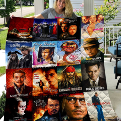 Johnny Depp Album Movie Blanket Quilt Rze1