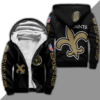 New Orleans Saints Lover Fleece Jacket Rze2