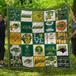 North Dakota State Bison Lover Blanket Quilt  Rze2