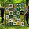 North Dakota State Bison Quilt  Blanket Quilt Rze2