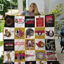 Ottawa Senators Quilt  Blanket Quilt  Rze2