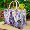 Prince Purple Leather Bag H23