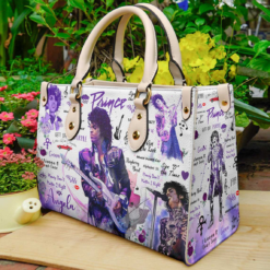 Prince Purple Leather Bag Rze2