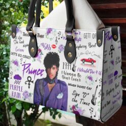 Prince Purple best Leather Bag Rze2