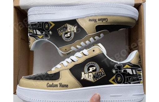 Purdue Boilermakers Mascot Logo NCAA Personalized Nike Air Force 1 Low Top Shoes