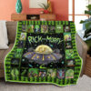 Rick and Morty Blanket Quilt Rze1