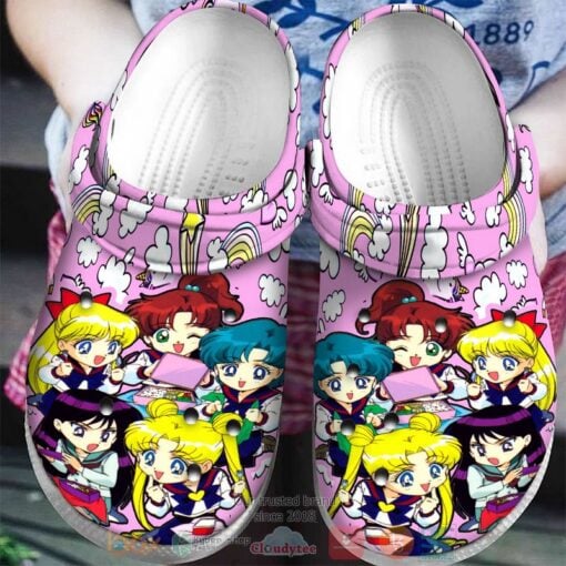 Sailor Moon team pink Crocband Clog 1